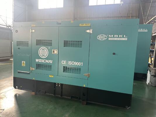 سعر جيد مولد الديزل Weichai منخفض الدسيبل 140KVA / 112KW ، مبني بمواد عزل صوتية عالية الجودة للعمل الهادئ على مدار الساعة الانترنت